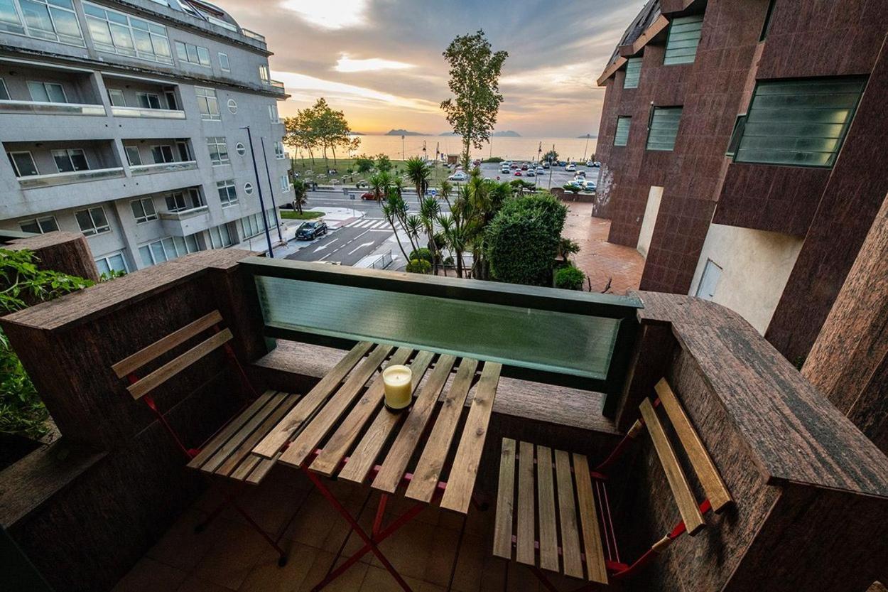 Apartamento Playa De Samil Vigo Esterno foto